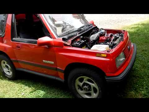 download Chevrolet Tracker workshop manual