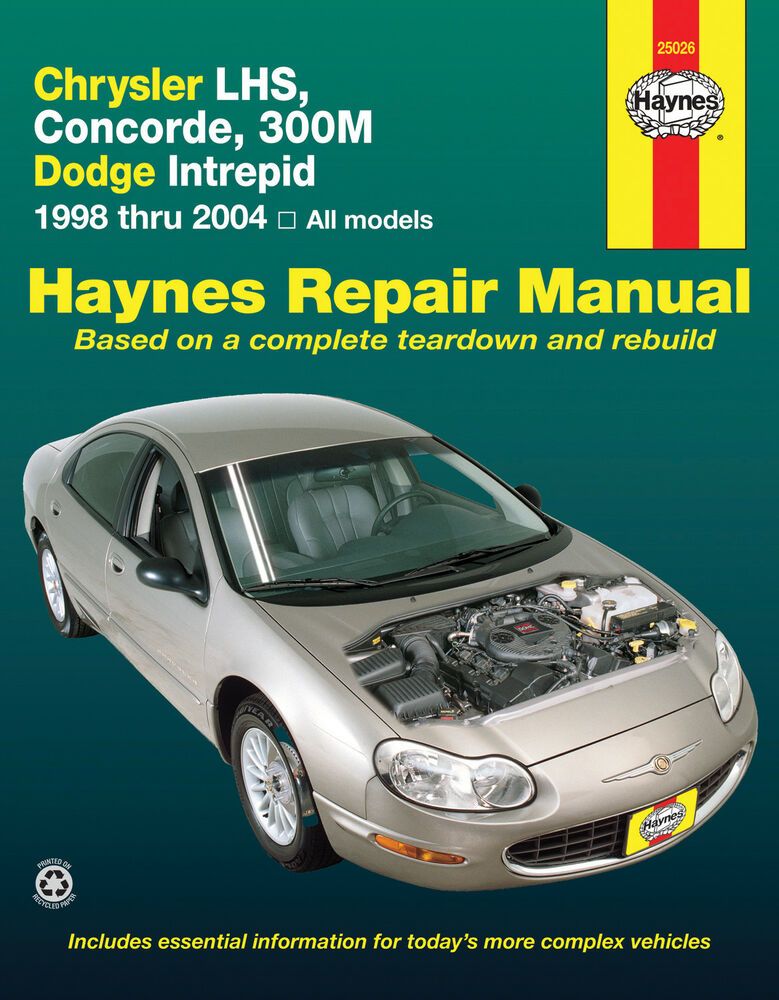 download Chrysler 300M Concorde Intrepid workshop manual