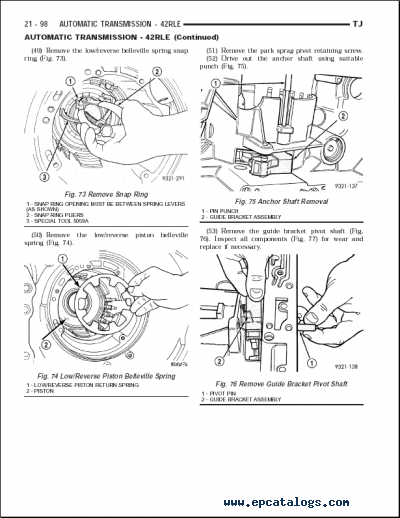 download Chrysler AS Town Country Caravan Voyager workshop manual