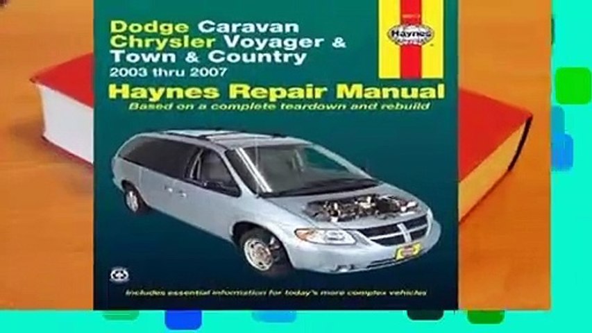 download Chrysler Dodge Caravan workshop manual
