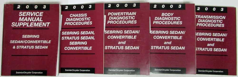 download Chrysler Dodge Stratus Manuals workshop manual