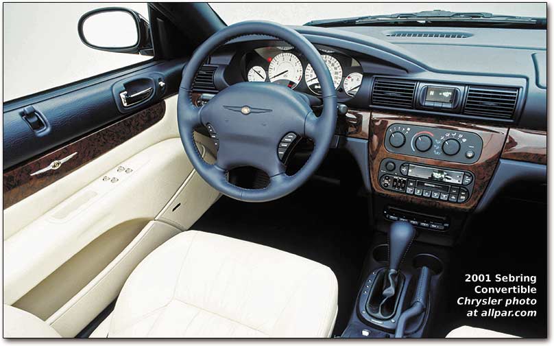 download Chrysler JR Sebring Stratus Sedan Convertible workshop manual
