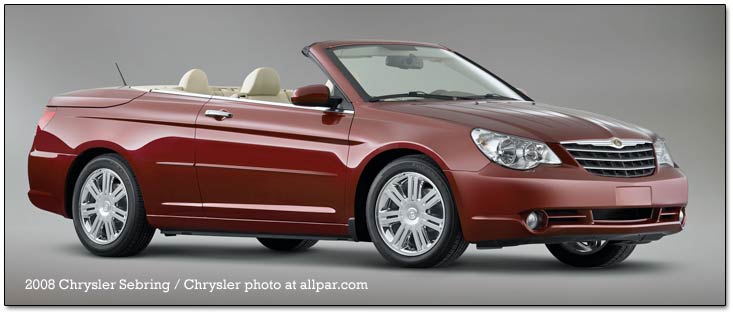 download Chrysler Sebring Convertible workshop manual