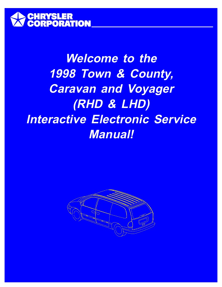 download Chrysler Town Country Caravan Voyager RHD LHD workshop manual