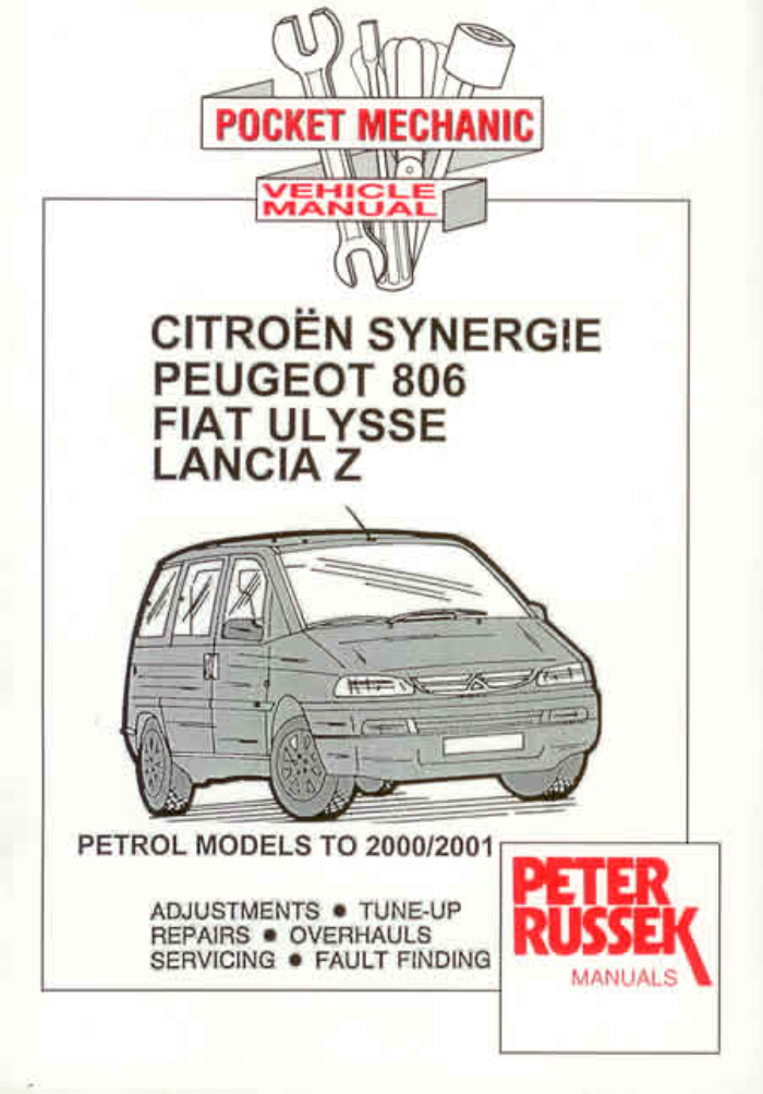 download Citroen Evasion Jumpy Peugeot 806 Fiat workshop manual