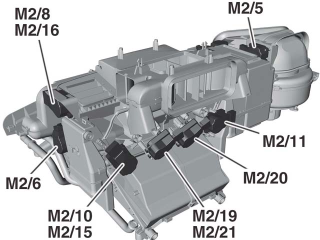 download Common clicking noise on various Mercedes W203 footwell dash workshop manual