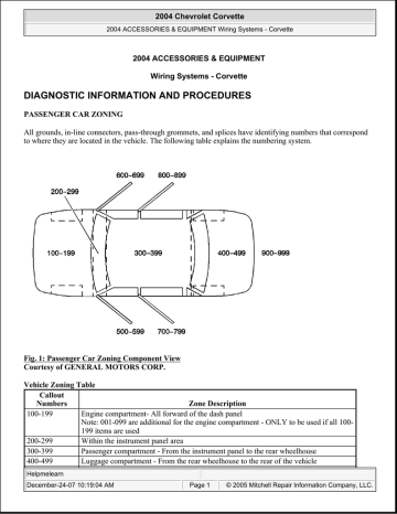 download Corvette Heat BarrierFront workshop manual