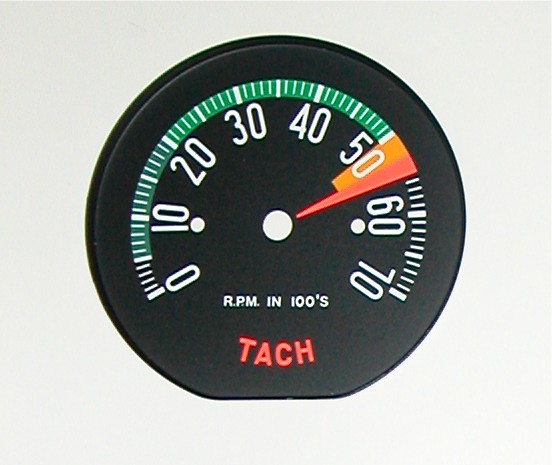download Corvette Tachometer Face Lo RPM workshop manual