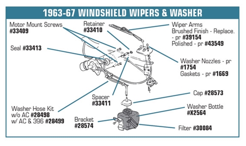 download Corvette Windshield Washer Nozzle Gaskets workshop manual