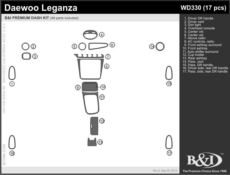 download DAEWOO LEGANZA I II workshop manual