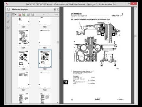 download DAF 65 75 85 CF workshop manual