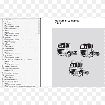 download DAF 95XF workshop manual