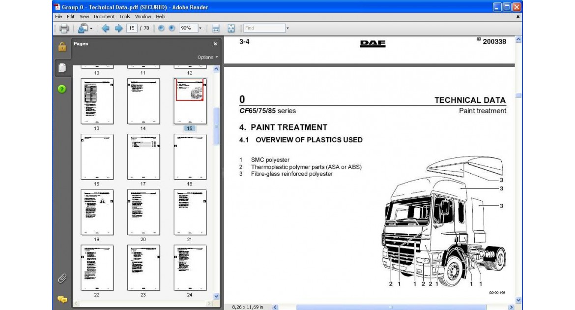 download DAF CF65 CF75 CF85 workshop manual