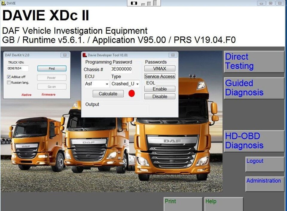 download DAF Truck 95 XF workshop manual