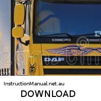 download DAF XF Truck workshop manual