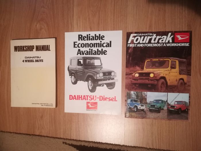 download DAIHATSU F50 FOUR Wheel DRIVE workshop manual