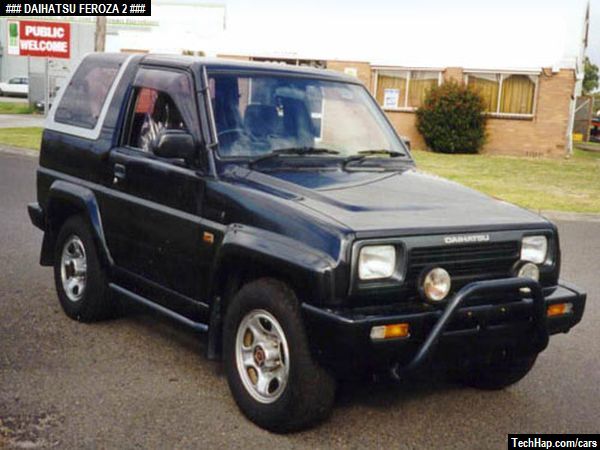 download DAIHATSU FEROZA F300 workshop manual