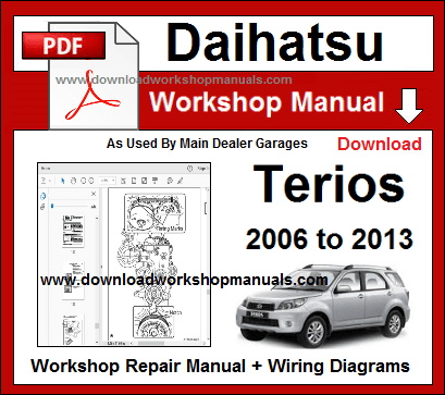 download DAIHATSU TERIOS CAR workshop manual