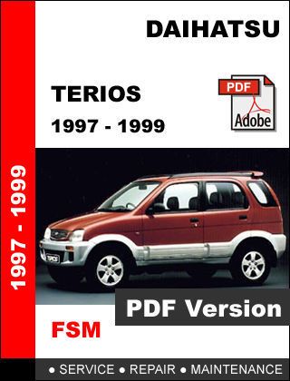 download DAIHATSU TERIOS workshop manual