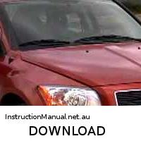 download Dodge Caliber 07 workshop manual