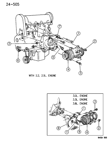 download DODGE CARAVAN 2 4L 3 3L 3 8L 2 5L 2 8L workshop manual