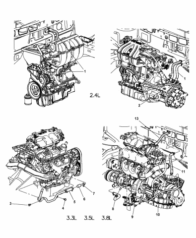 download DODGE CARAVAN 2 4L 3 3L 3 8L 2 5L 2 8L workshop manual