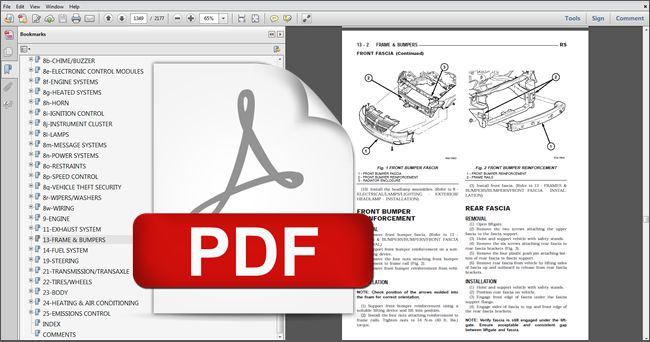 download DODGE CARAVAN 2.4L 3.3L 3.8L 2.5L 2.8L workshop manual