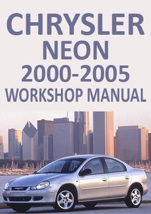 download DODGE NEON CHRYSLER NEON PLYMOUTH NEON workshop manual