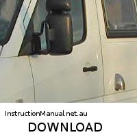 download DODGE SPRINTER VAN workshop manual