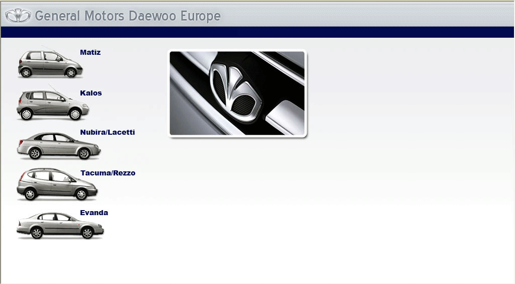 download Daewoo Europe TIS Matiz Kalos Nubira Lancetti Tacuma Rezzo Evanda workshop manual