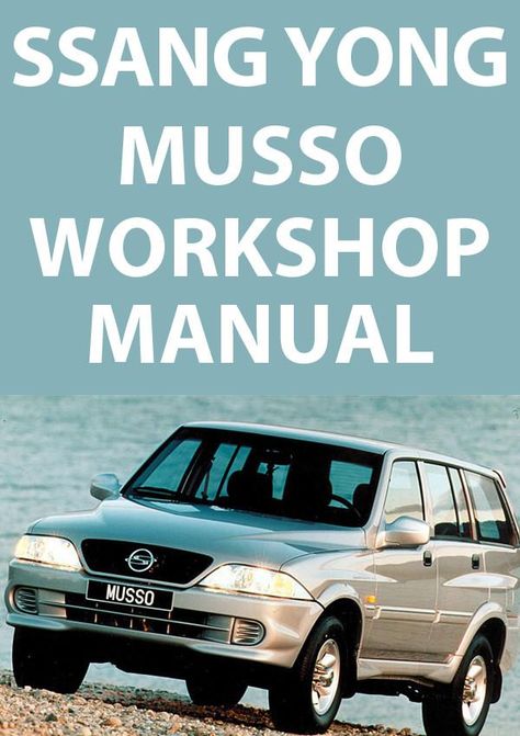 download Daewoo Musso workshop manual