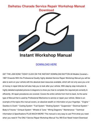 download Daihatsu Hijet Piaggio Porter 1.3 16v Manu workshop manual