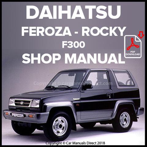 download Daihatsu Rocky F70 F75 F77 workshop manual