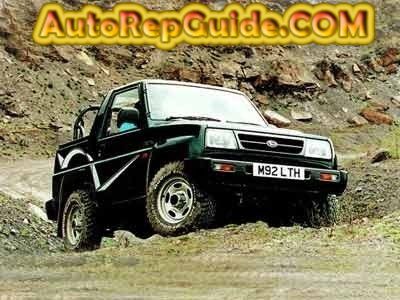 download Daihatsu Sportrak workshop manual