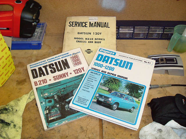 download Datsun 1200B110 Chassis Body workshop manual