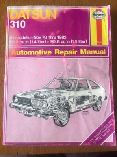 download Datsun 310 workshop manual