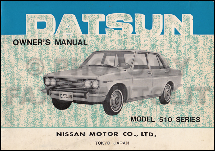 download Datsun 510 Se workshop manual