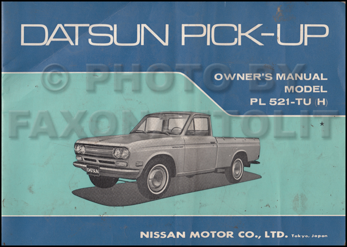 download Datsun PL 521 Pickup workshop manual