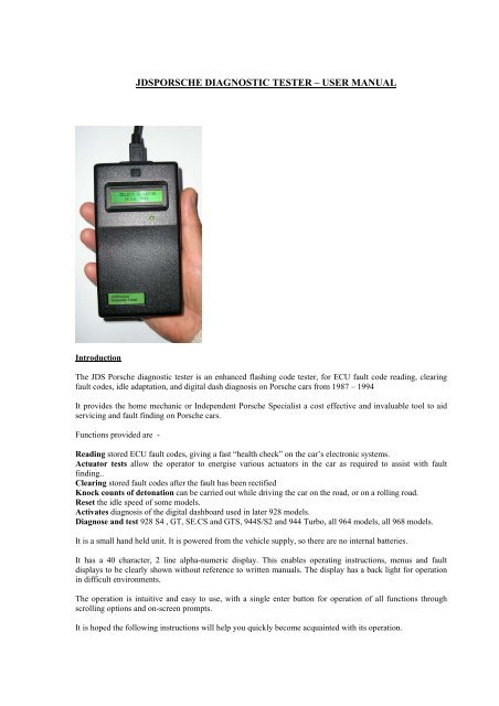download Diagnosis Porsche Tiptronic System G 40 workshop manual