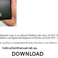 download Diagnosis Porsche Tiptronic System G 40 workshop manual