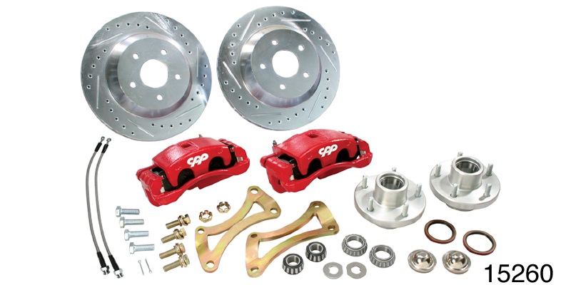 download Disc Big Brake Conversion Kit Front Red Calipers Stock Spindle workshop manual