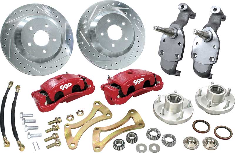download Disc Big Brake Conversion Kit Front Red Calipers Stock Spindle workshop manual