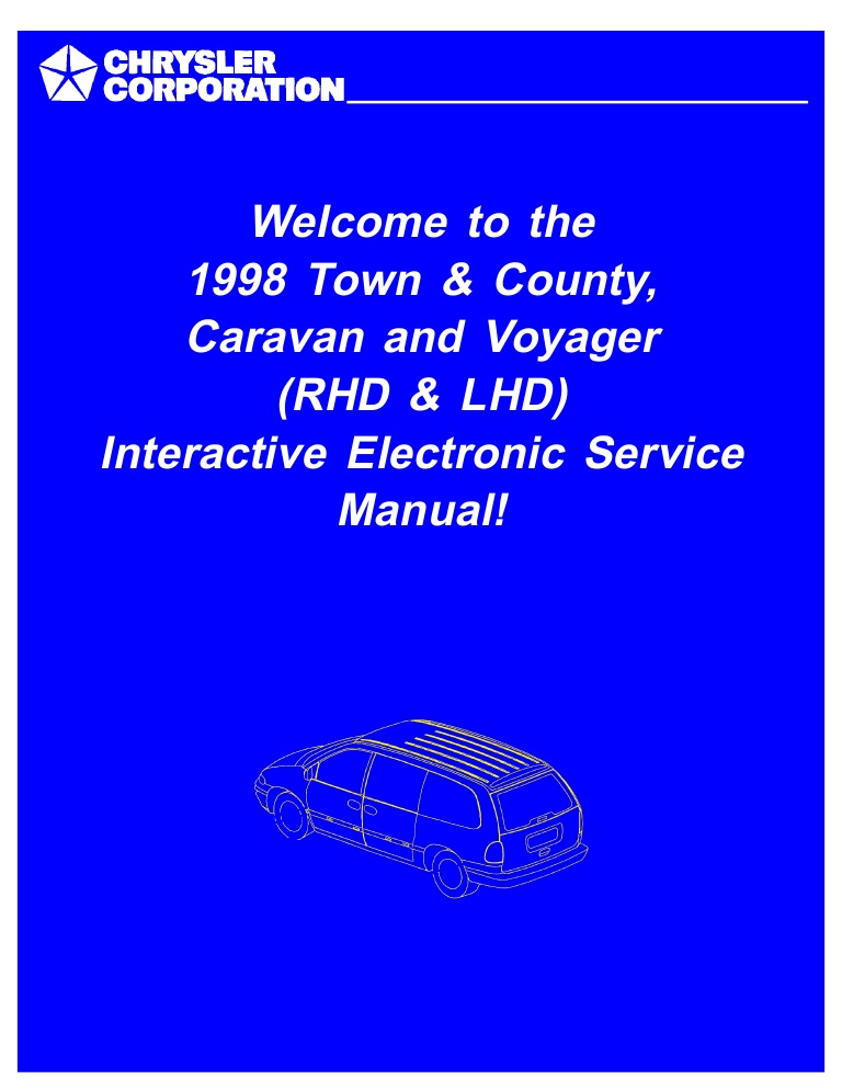 download Dodge Caravan Town Country Voyager workshop manual