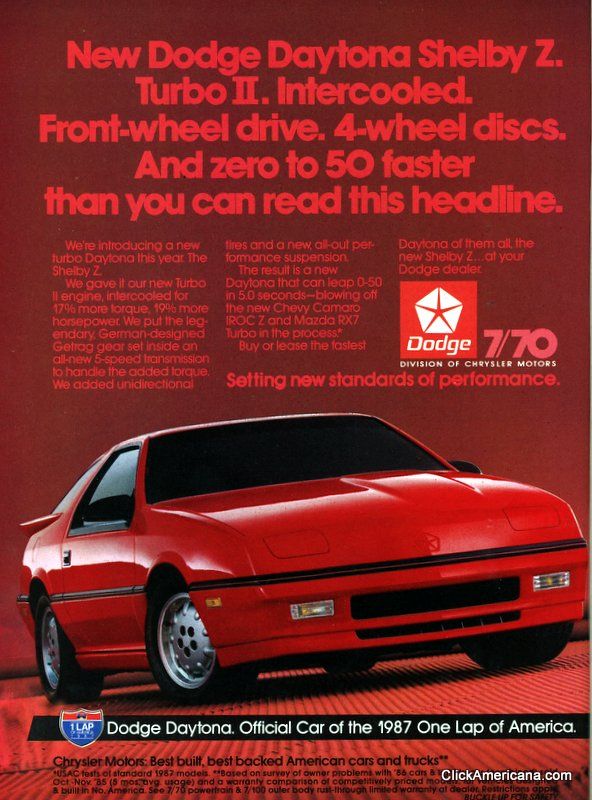 download Dodge Daytona workshop manual