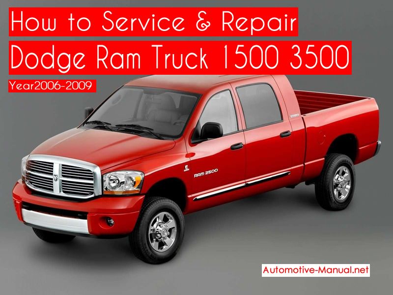 download Dodge Ram Truck 1500 3500 workshop manual