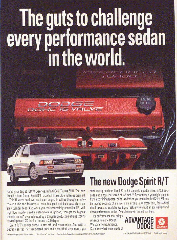 download Dodge Spirit workshop manual