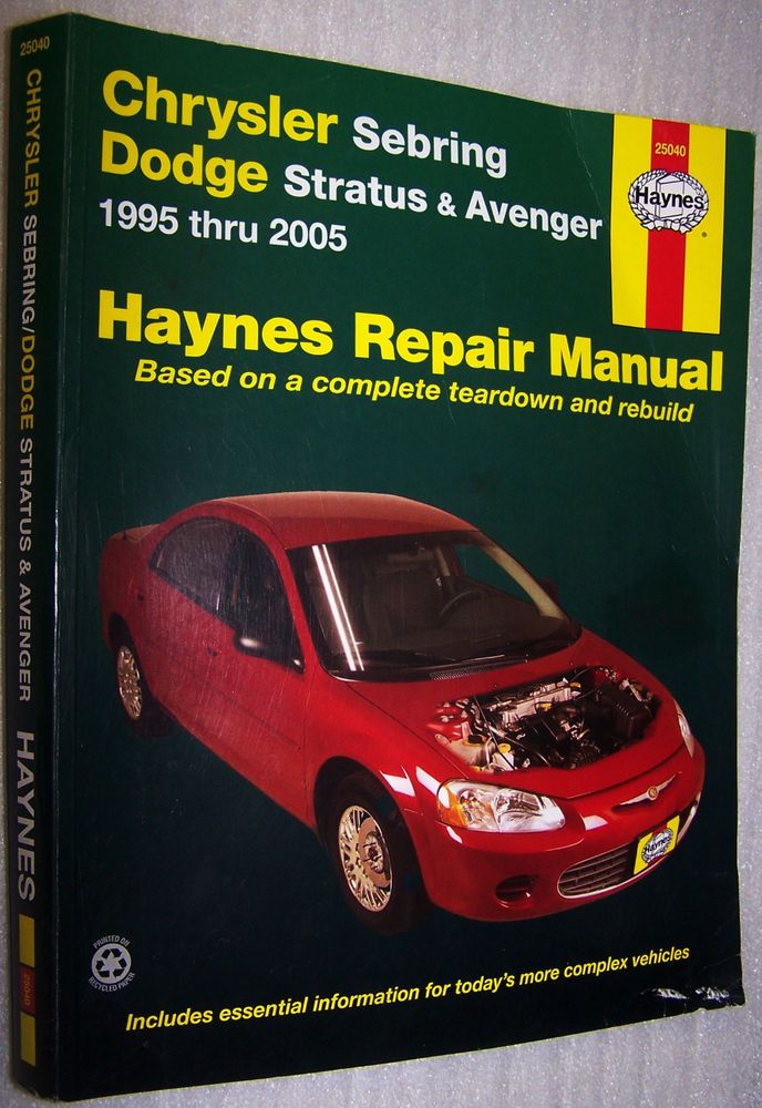 download Dodge Stratus  Manuals workshop manual