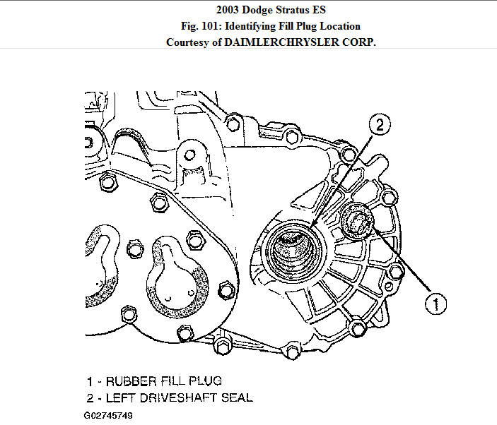 download Dodge Stratus  Manuals workshop manual