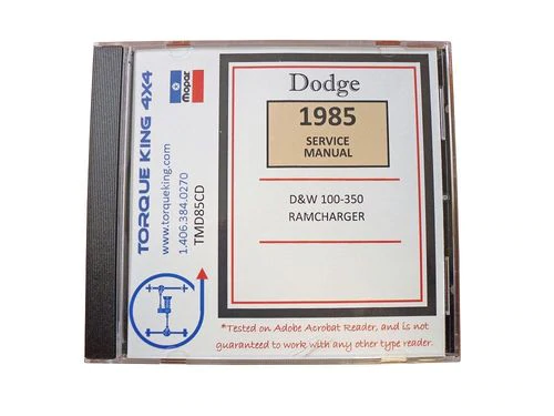 download Dodge W150 Ramcharger workshop manual