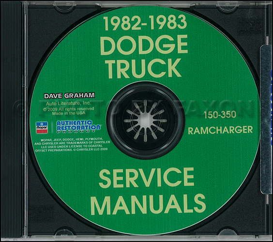 download Dodge W250 Ramcharger workshop manual